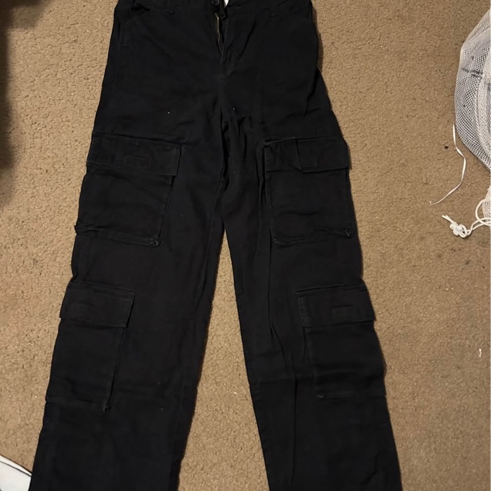 H&M Black Cargo Pants